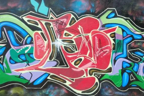 Graffiti wall Stock Photos
