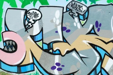 Graffiti wall Stock Photos