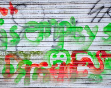 Graffiti wall Fotos de archivo