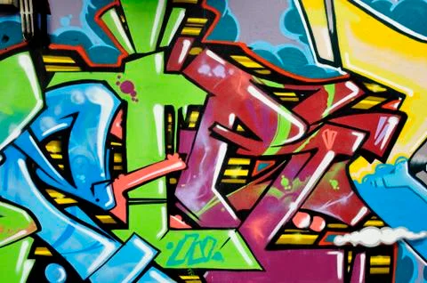 Graffiti wall Stock Photos
