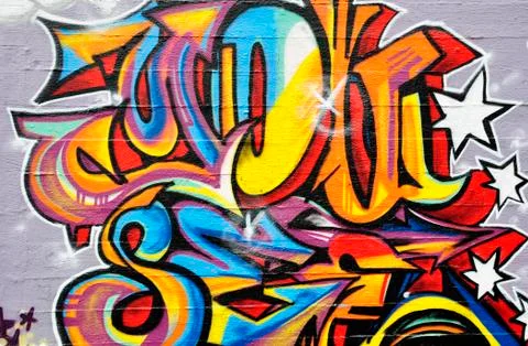 Graffiti wall Stock Photos