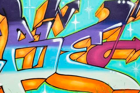 Graffiti wall Stock Photos