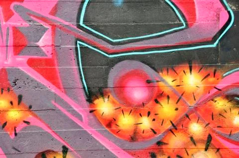 Graffiti wall Stock Photos