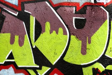 Graffiti wall Foto stock
