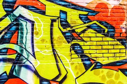 Graffiti Wall Foto stock