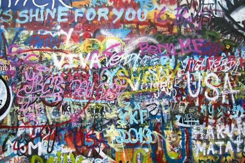 Graffiti wall Stock Photos