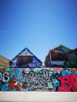 Graffiti Wall Stock Photos