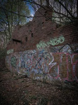Graffiti on the Wall Foto stock