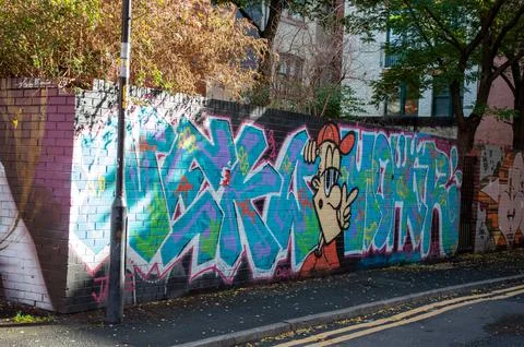 Graffiti on Wall Stock Photos