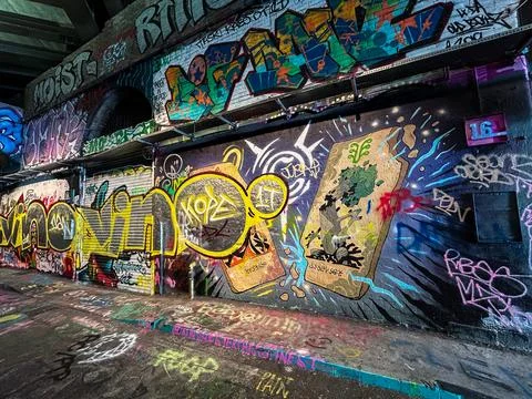 Graffiti Wall Stock Photos