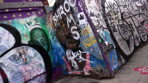 Graffiti Walls Stock Footage 151605308