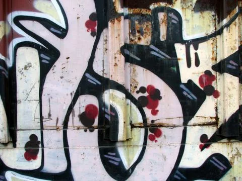 Graffiti writing Stock Photos
