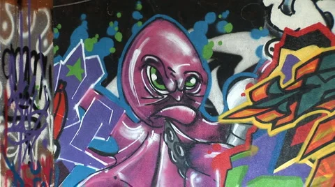 Graffiti2 스톡 동영상 5551572