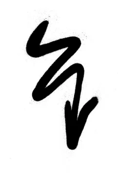 GraffitiArrowWavy Stock Illustration