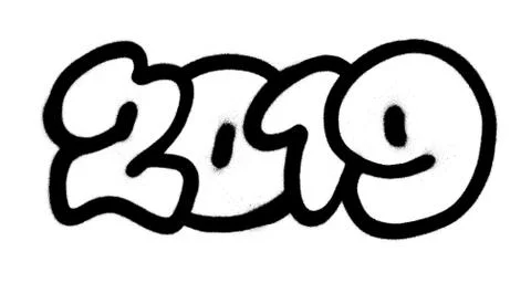 GraffitiBubbleNumber2 [Converted] Stock Illustration