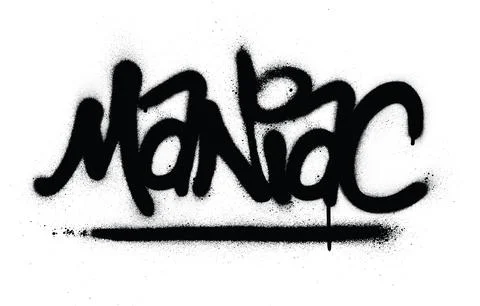 GraffitiManiacWord Stock-Illustration