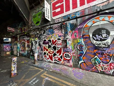 Graffitti art Stock Photos