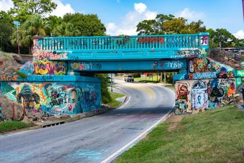 Graffitti Bridge Foto stock