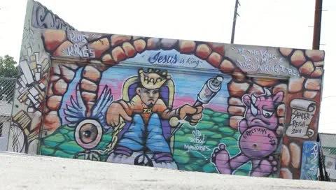 Graffitti Los Angeles Stock Footage 11372823