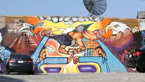 Graffitti Los Angeles Stock Footage 11372860