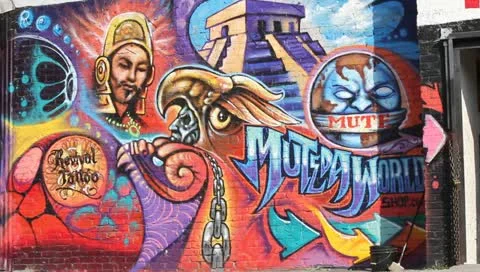 Graffitti Los Angeles Stock Footage 11372889