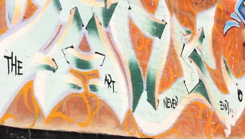 Graffitti Los Angeles Stock Footage 11372945