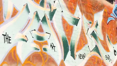 Graffitti Los Angeles Stock Footage 11372948