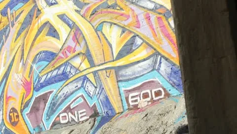 Graffitti Los Angeles Stock Footage 11372951
