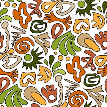 Grafisches Ethno Muster seamless graphical ethno pattern Copyright: xZoona... 写真素材