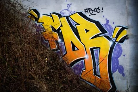 Grafitti wall Stock Photos