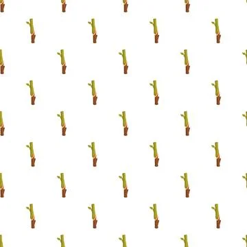 Grafting tree branch pattern for agriculture and growth Stock Illustration