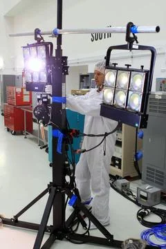 GRAIL Solar Array Test Copyright: xpiemagsx piemagsspace-94710 !ACHTUNG AU... 写真素材