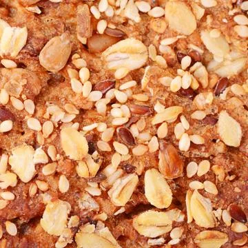 The grain bread close up Stock Photos
