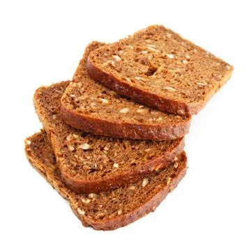 Grain bread slices Foto stock