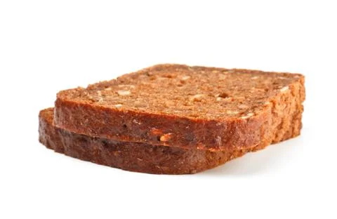 Grain bread slices Stock Photos