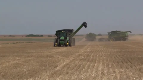 Grain Cart Stock Footage 35599710