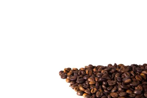 Grain of coffee, beans Stock Photos