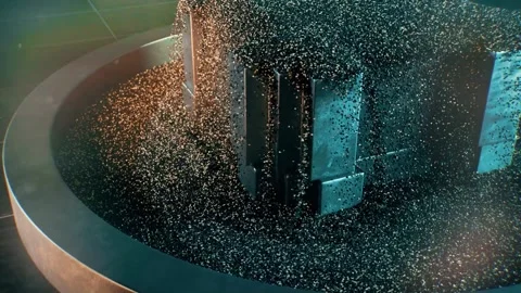 Grain Column Logo Stock After Effects