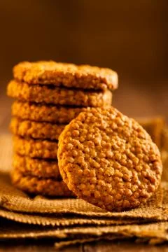 Grain Cookies Stock Photos