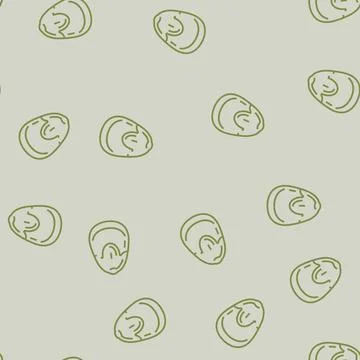 Grain corn yellow line seamless pattern Illustrazione stock