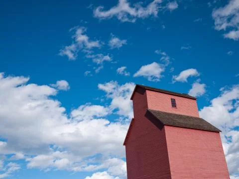 Grain elevator Stock Photos