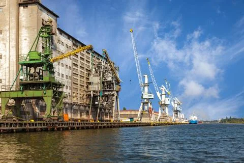 Grain elevator Foto stock