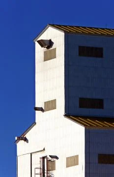 Grain Elevator Saskatchewan Canada Stock Photos
