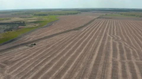 Grain fields in a beautiful landscape Stock Footage 151496284