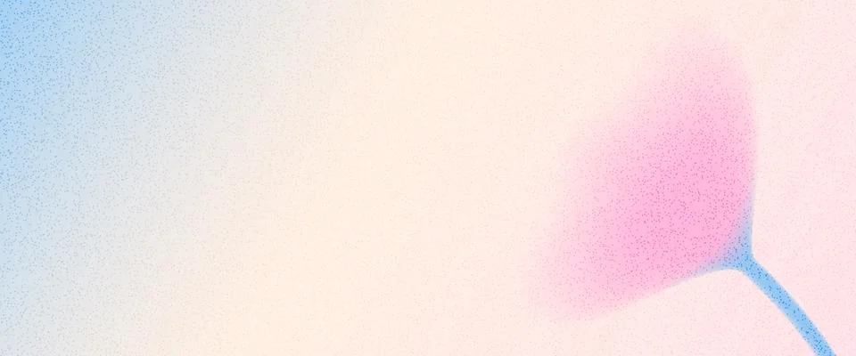 Grain flower with soft textured gradient and gentle blur on abstract background. Illustrazione stock