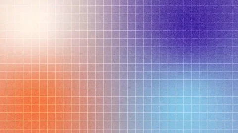 Grain gradient orange blue rotating with grid lines loop background Stock Footage 292969876