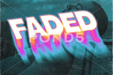 Grain Gradient Text Effect PSD 템플릿