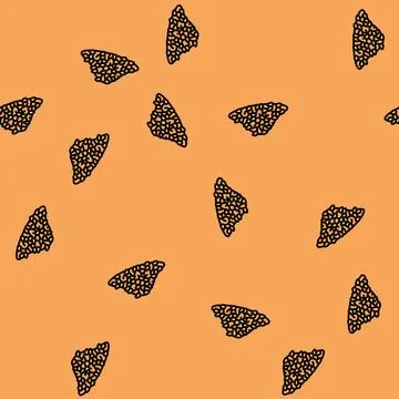 Grain heap ripe wheat vector seamless pattern 스톡 일러스트