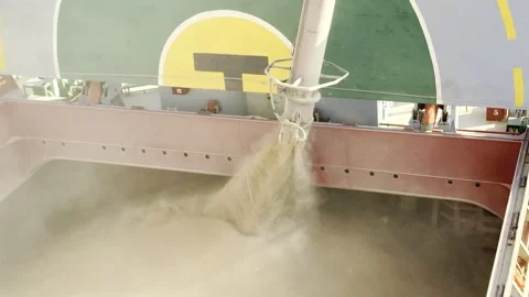 Grain loading Stock Footage 327986808