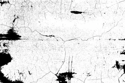 Grain monochrome pattern of the old worn surface design. Distress Overlay T.. Stock Illustration
